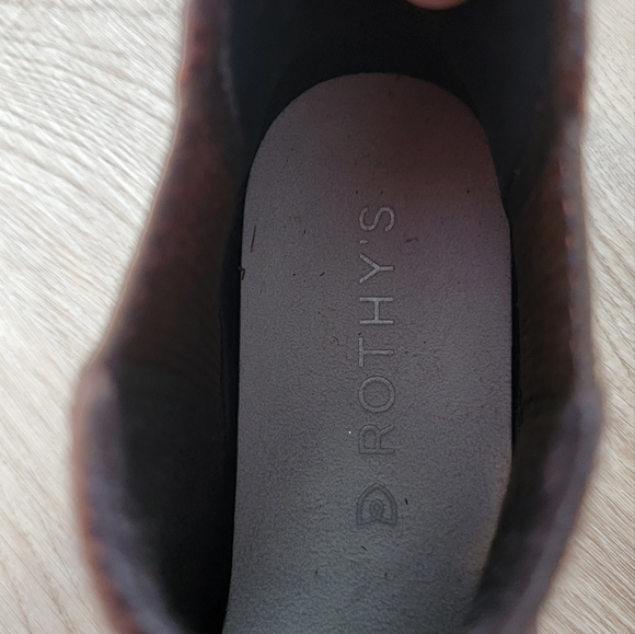 Rothys The Merino Ankle Boot Cocoa Brown New size 10.5 - Picture 5 of 9